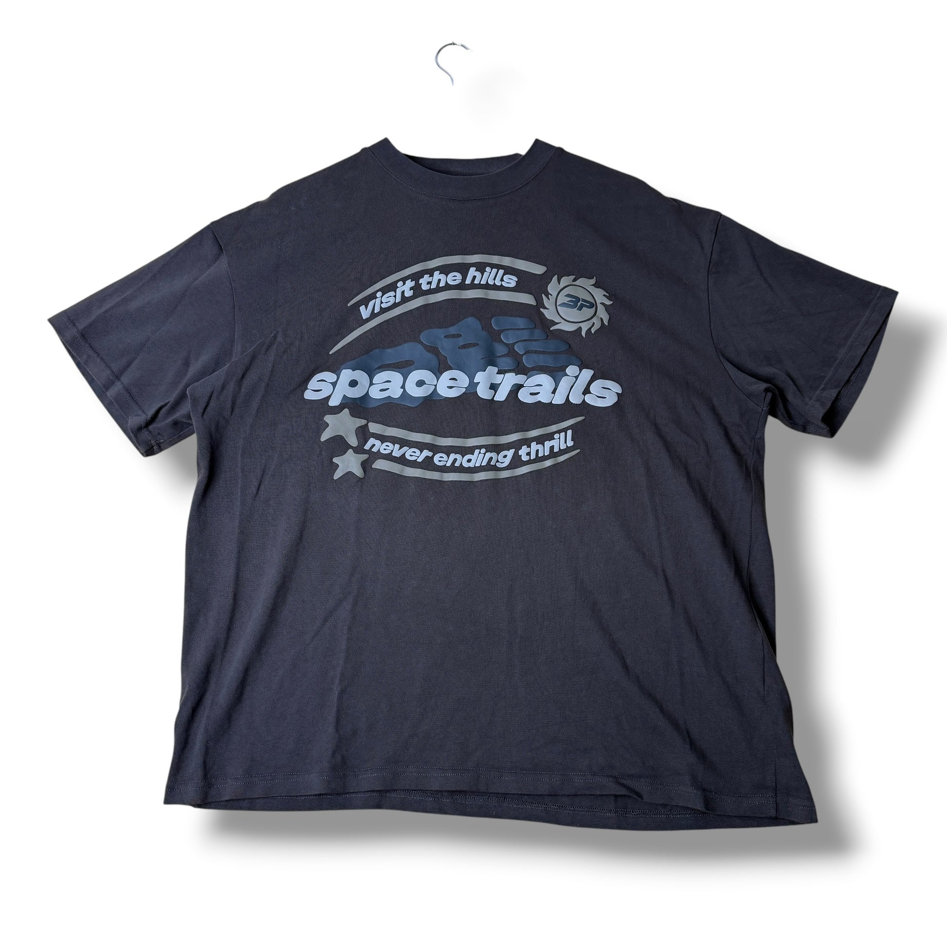Broken Planet Graphic T-shirt Grey