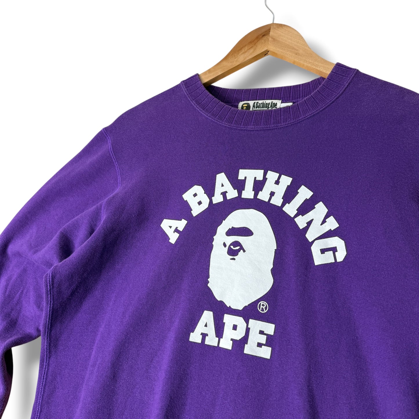 A Bathing Ape Sweatshirt Purple