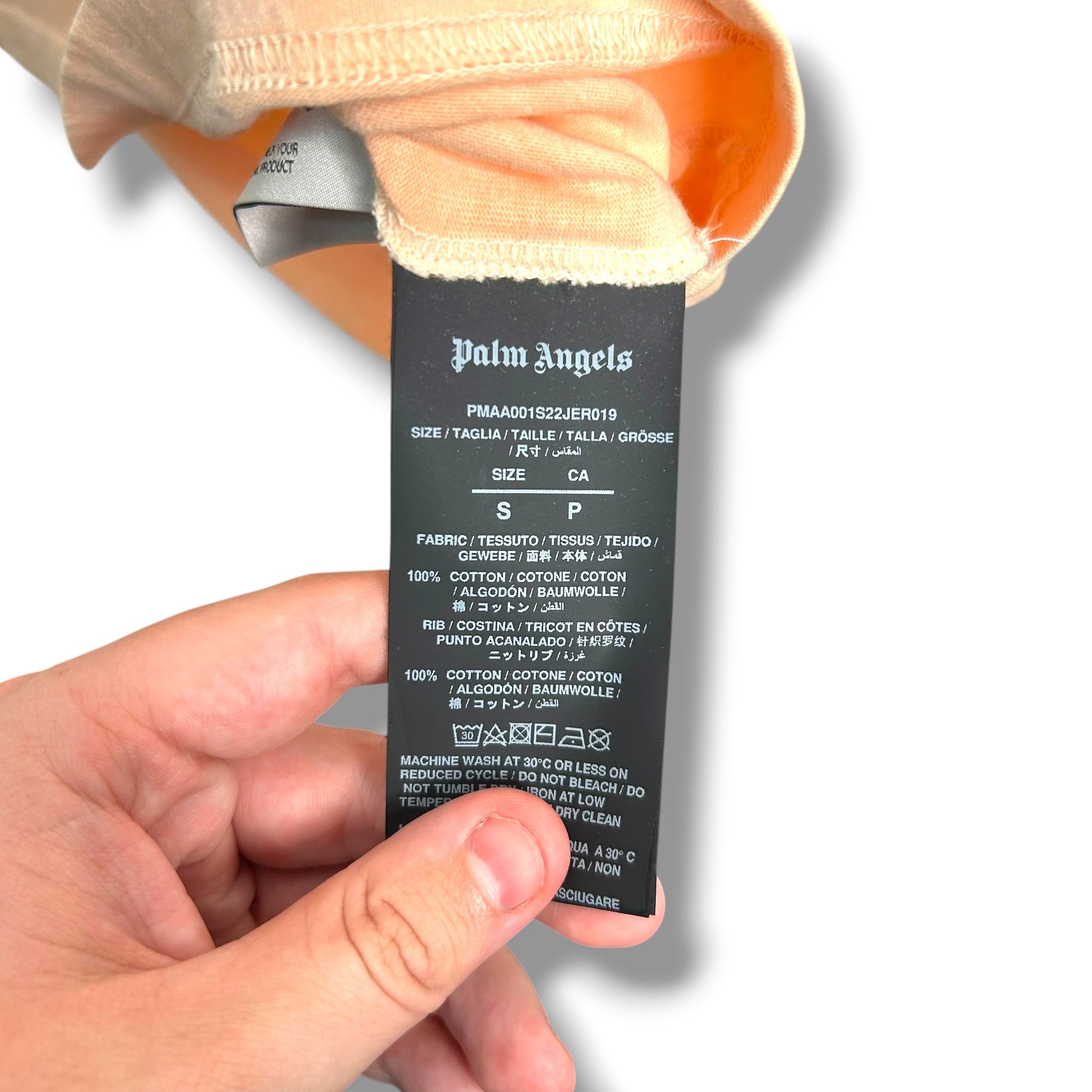 Palm Angels Graphic T-shirt Orange Small