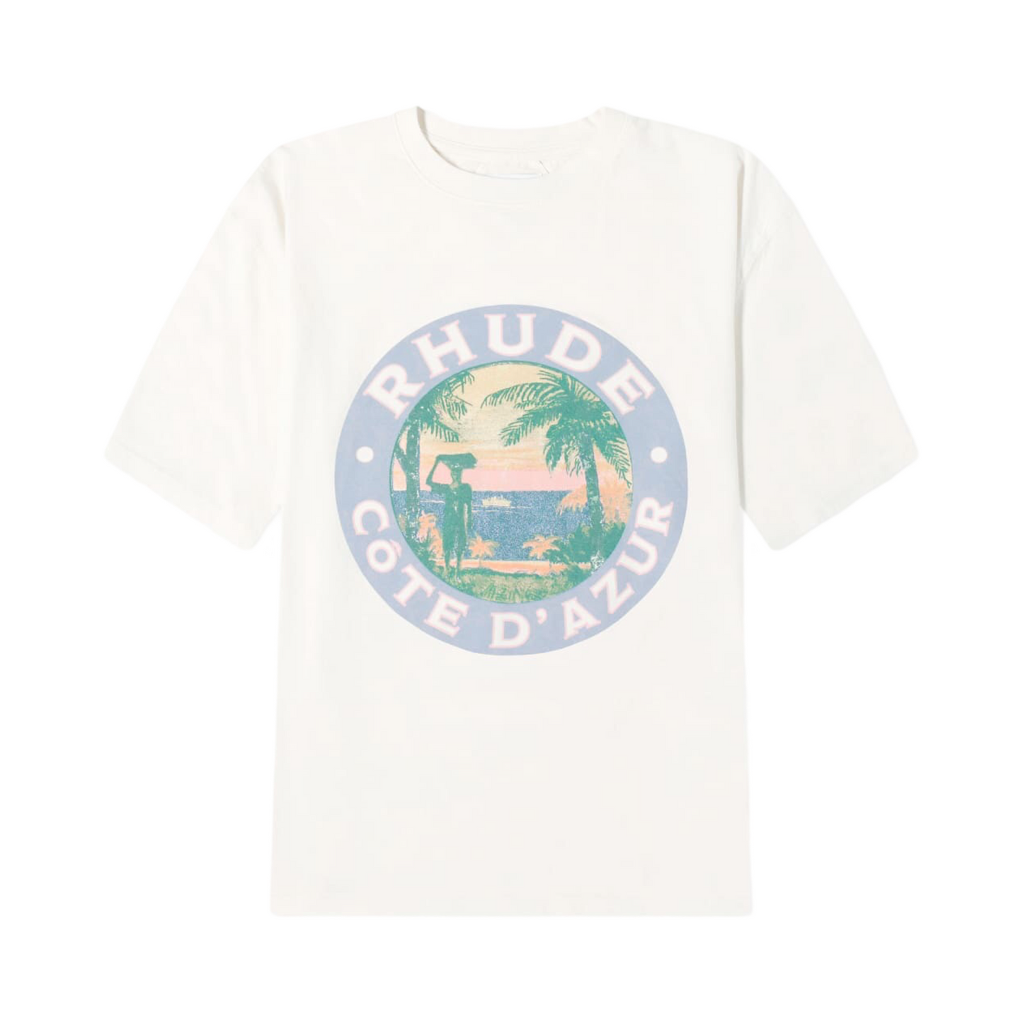 Rhude Lago Tee Vintage White