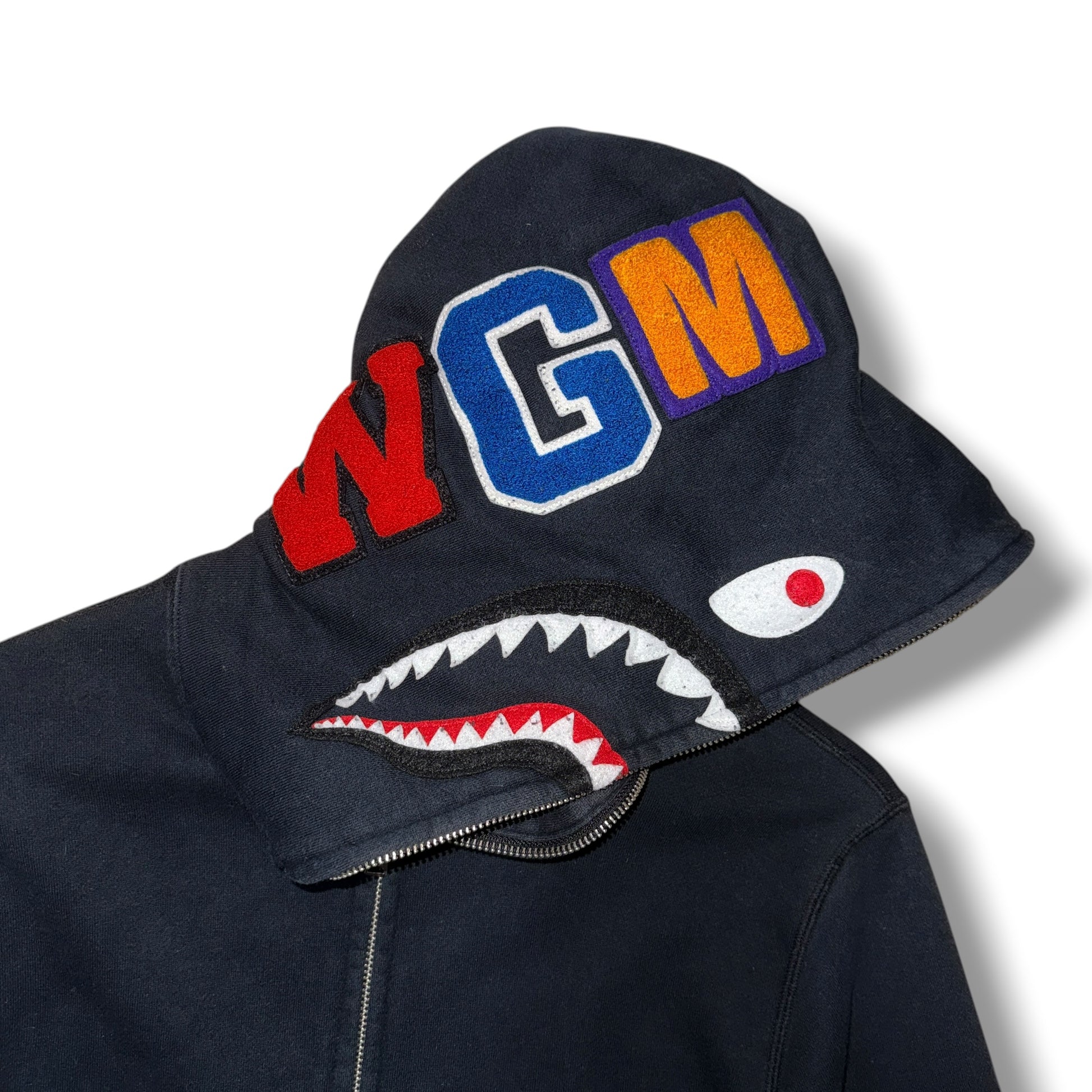 A Bathing Ape Zip-up Hoodie Black