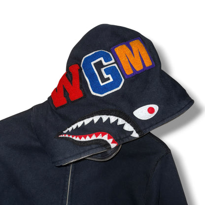 A Bathing Ape Zip-up Hoodie Black