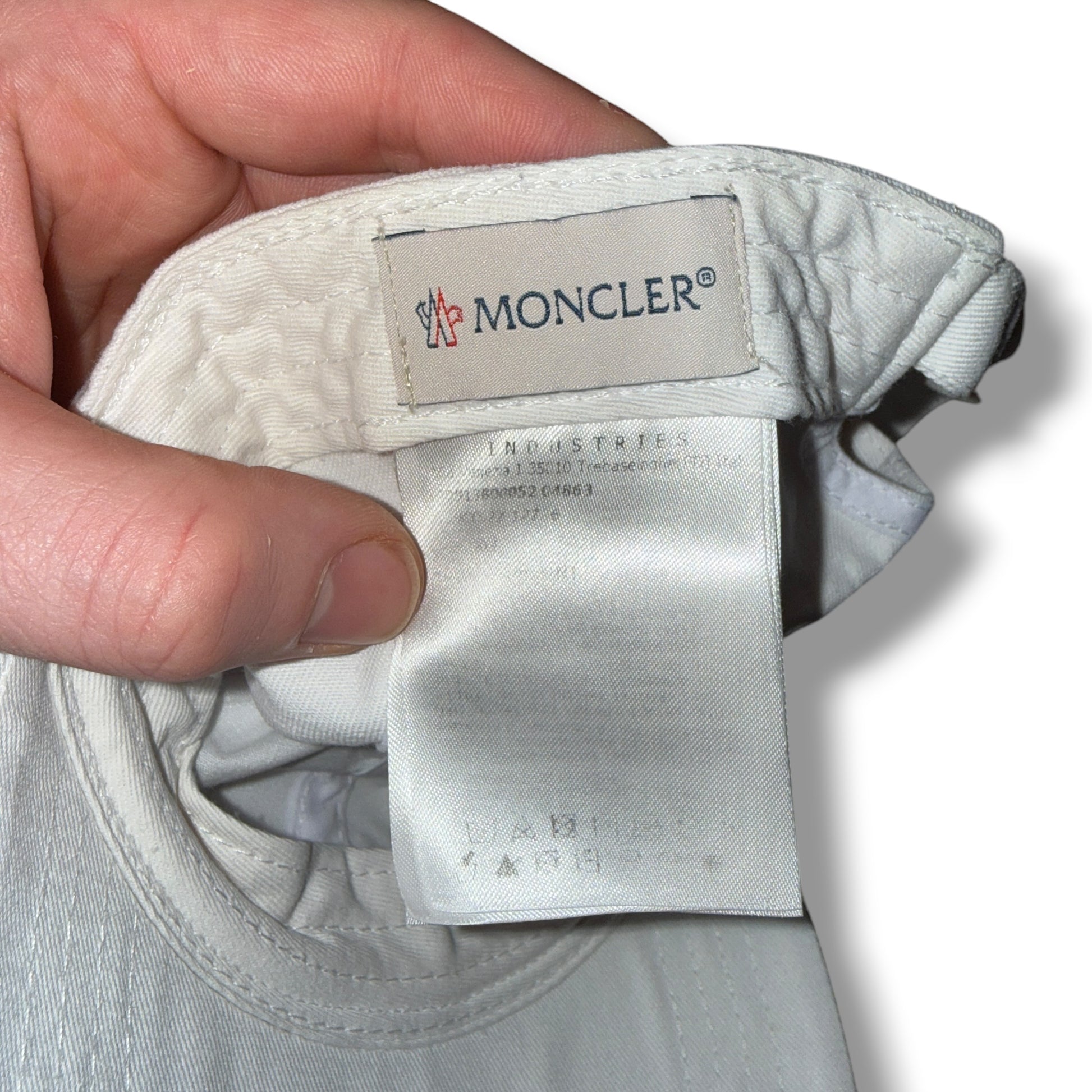 Moncler Baseball Cap White
