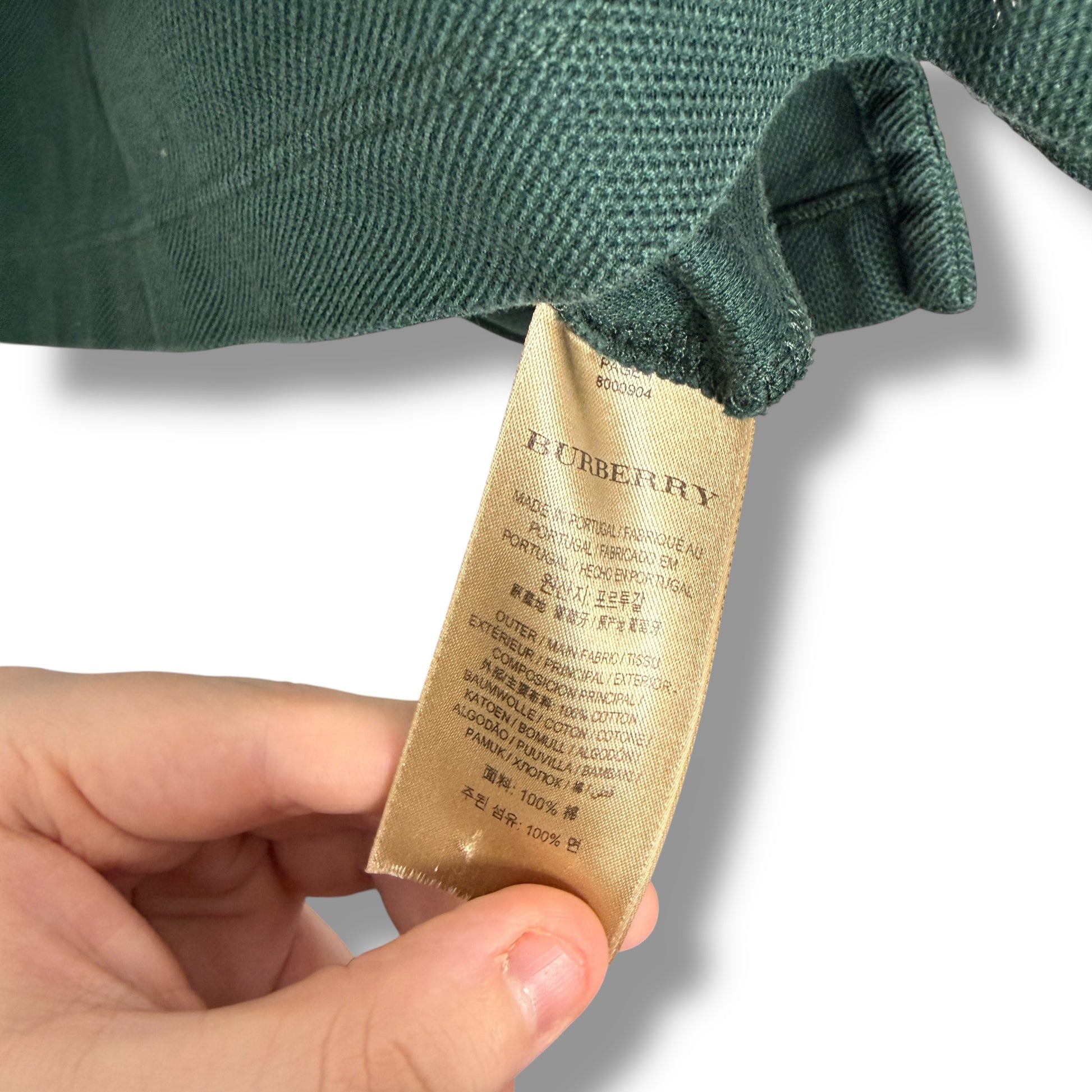 Burberry Polo Shirt Green