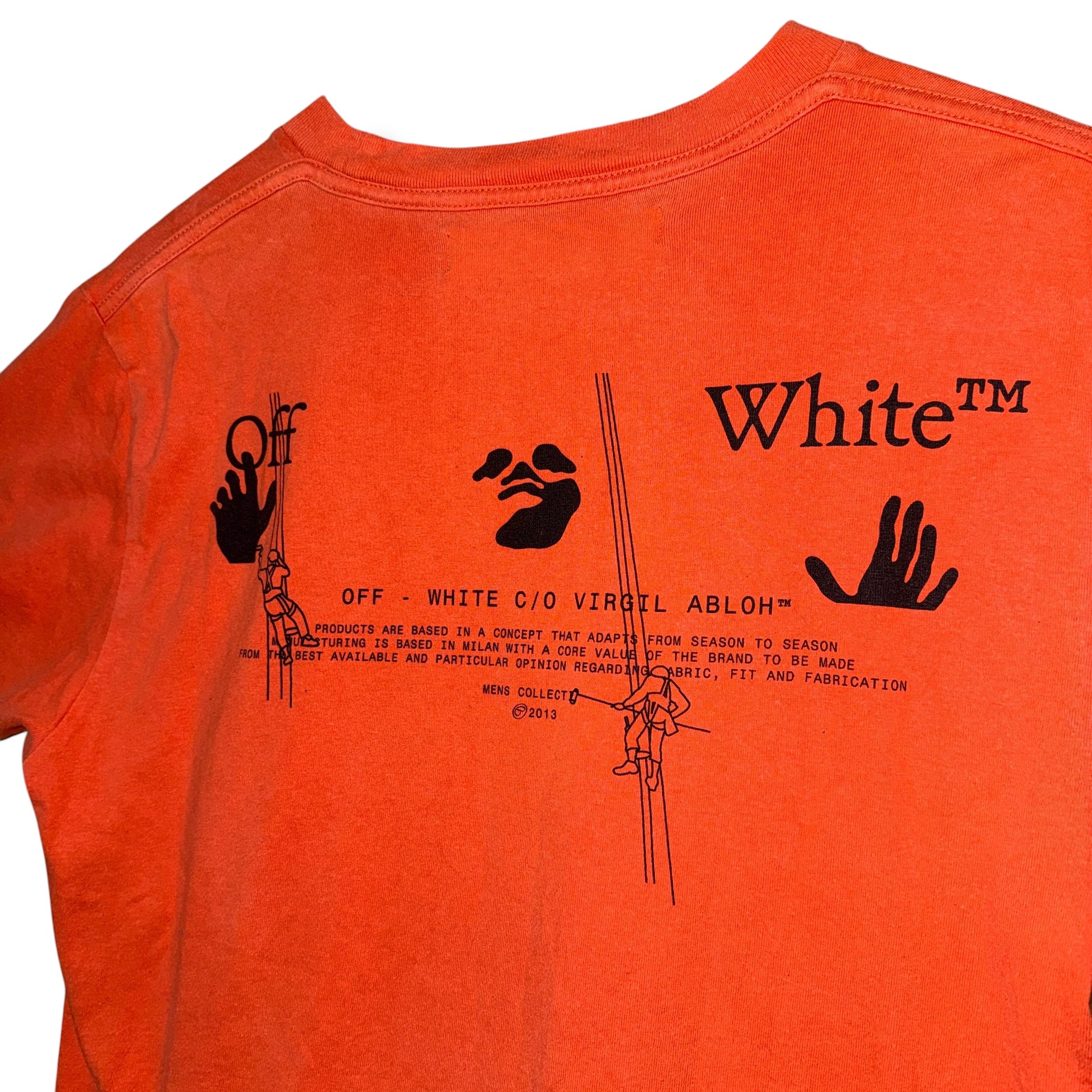 Off-white Graphic T-shirt Orange