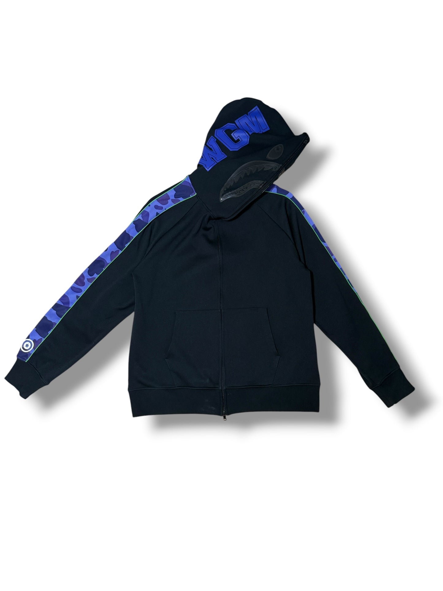 Wgm Zip-up Hoodie Black