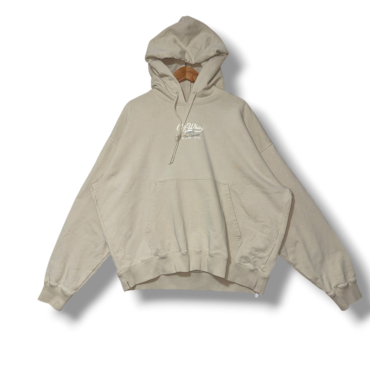 Off-white Hoodie Beige