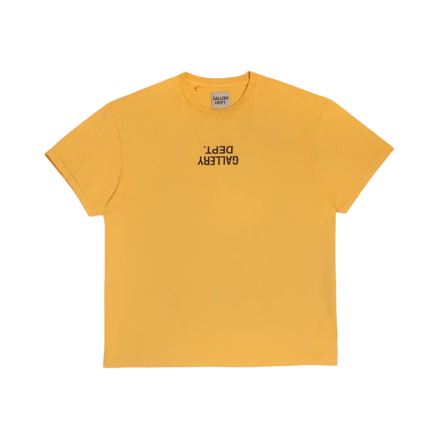 Gallery Dept Yellow T-Shirt Fcked Up Logo