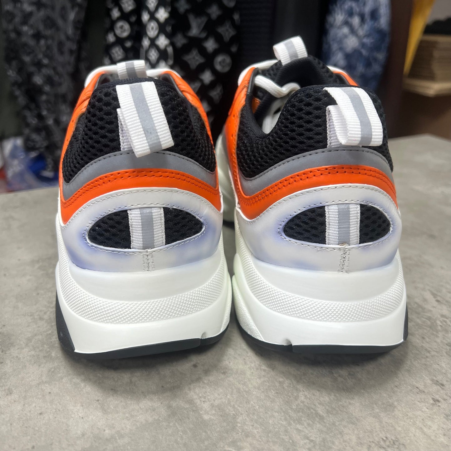 Dior B22 Orange / White