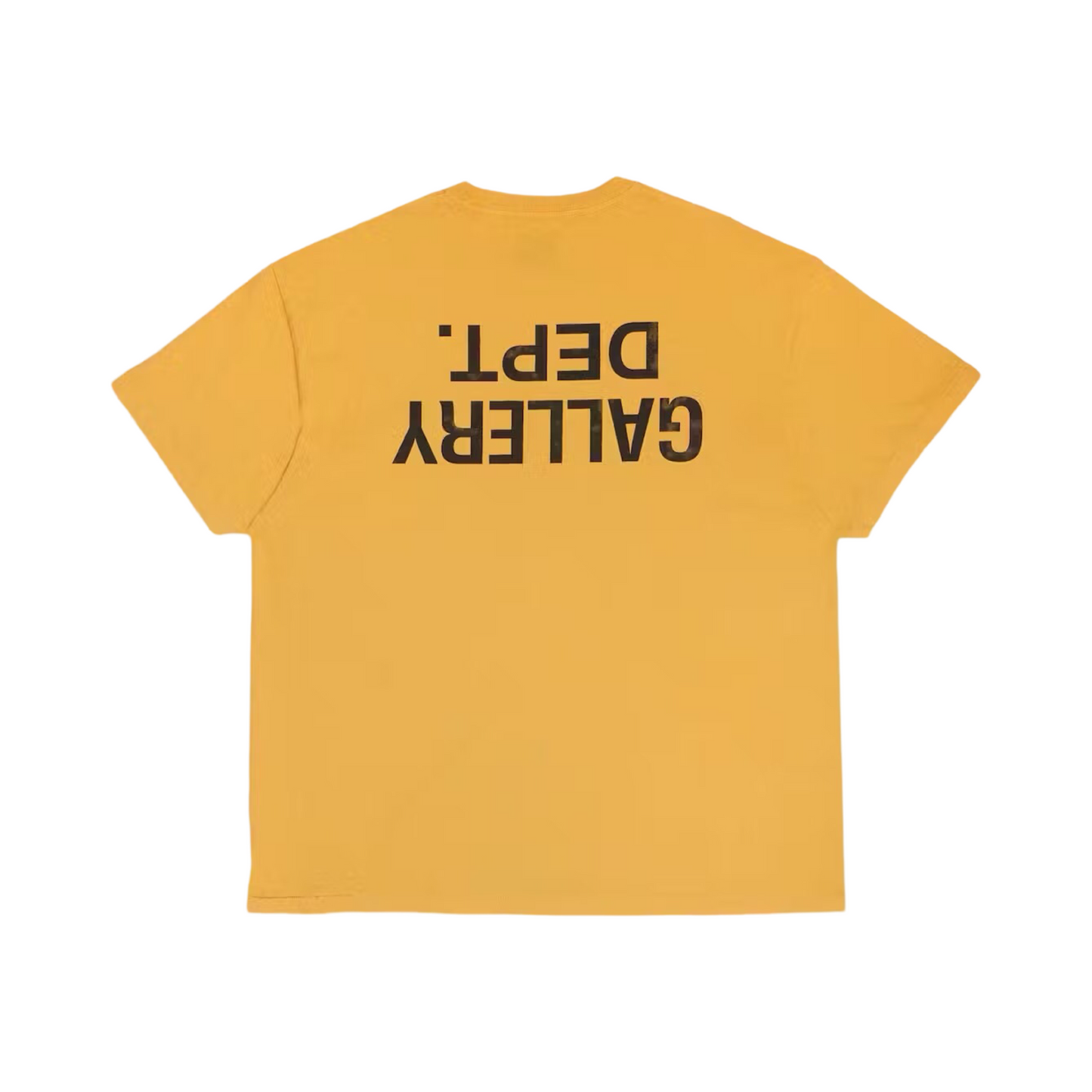 Gallery Dept Yellow T-Shirt Fcked Up Logo