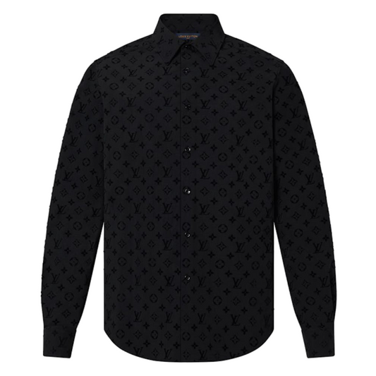 Louis Vuitton Flocked Monogram Classic Shirt