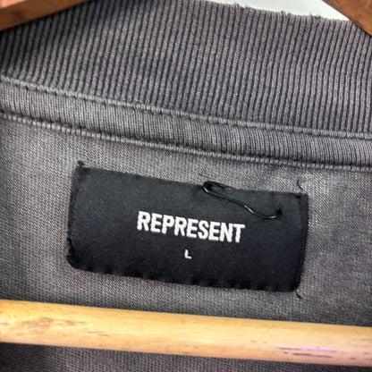 represent t-shirt, XS oversized, grey