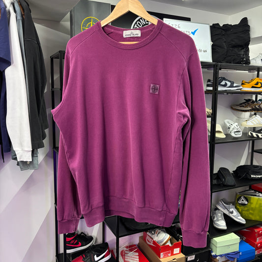 Stone island jumper, purple, large,