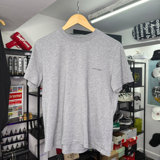 balenciaga T-shirt, medium, grey, standard fit