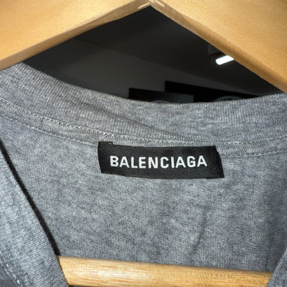 balenciaga T-shirt, medium, grey, standard fit