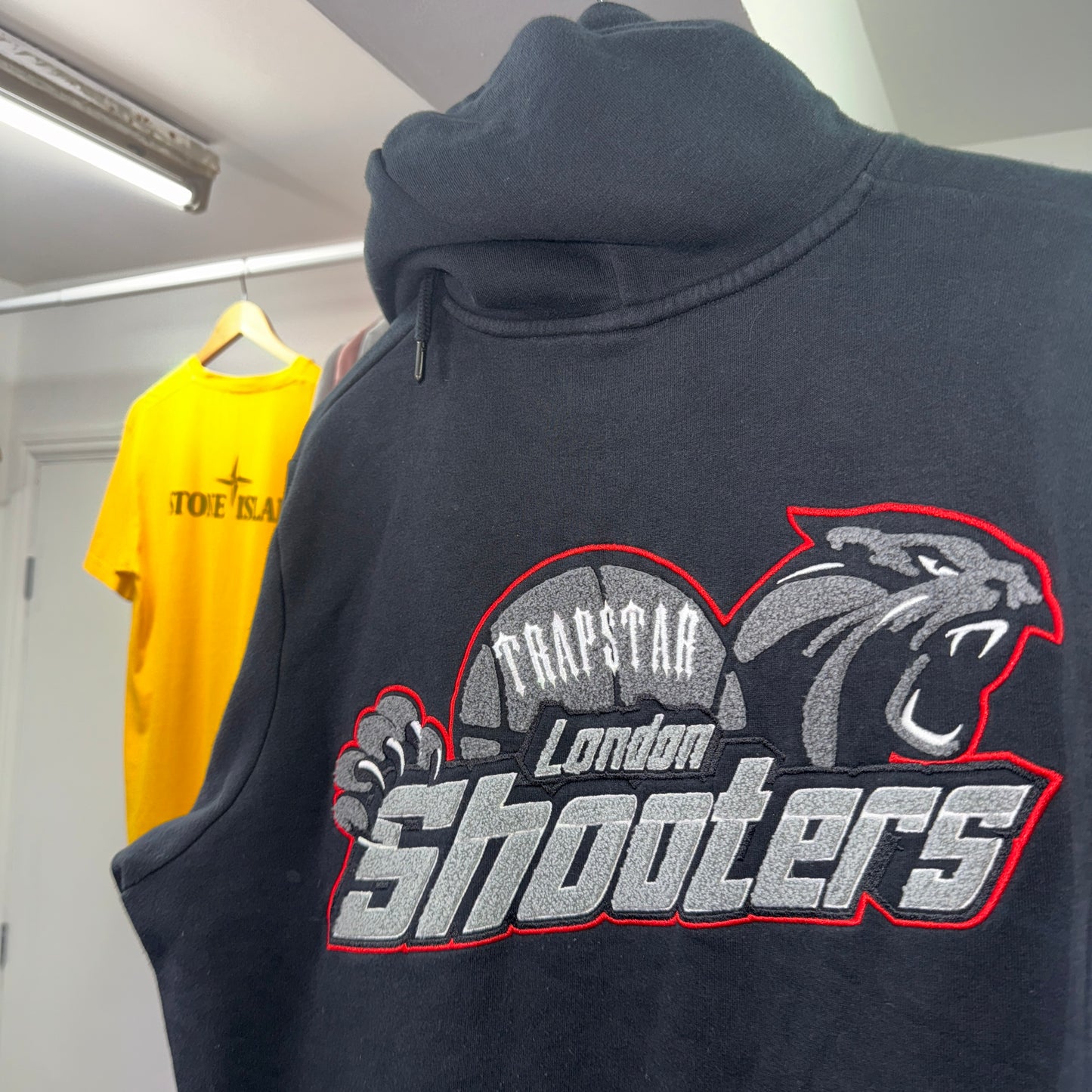 TrapStar hoodie, "shooter" black, large