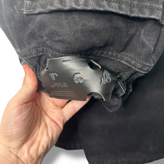 Off-white jeans straight leg 34", black