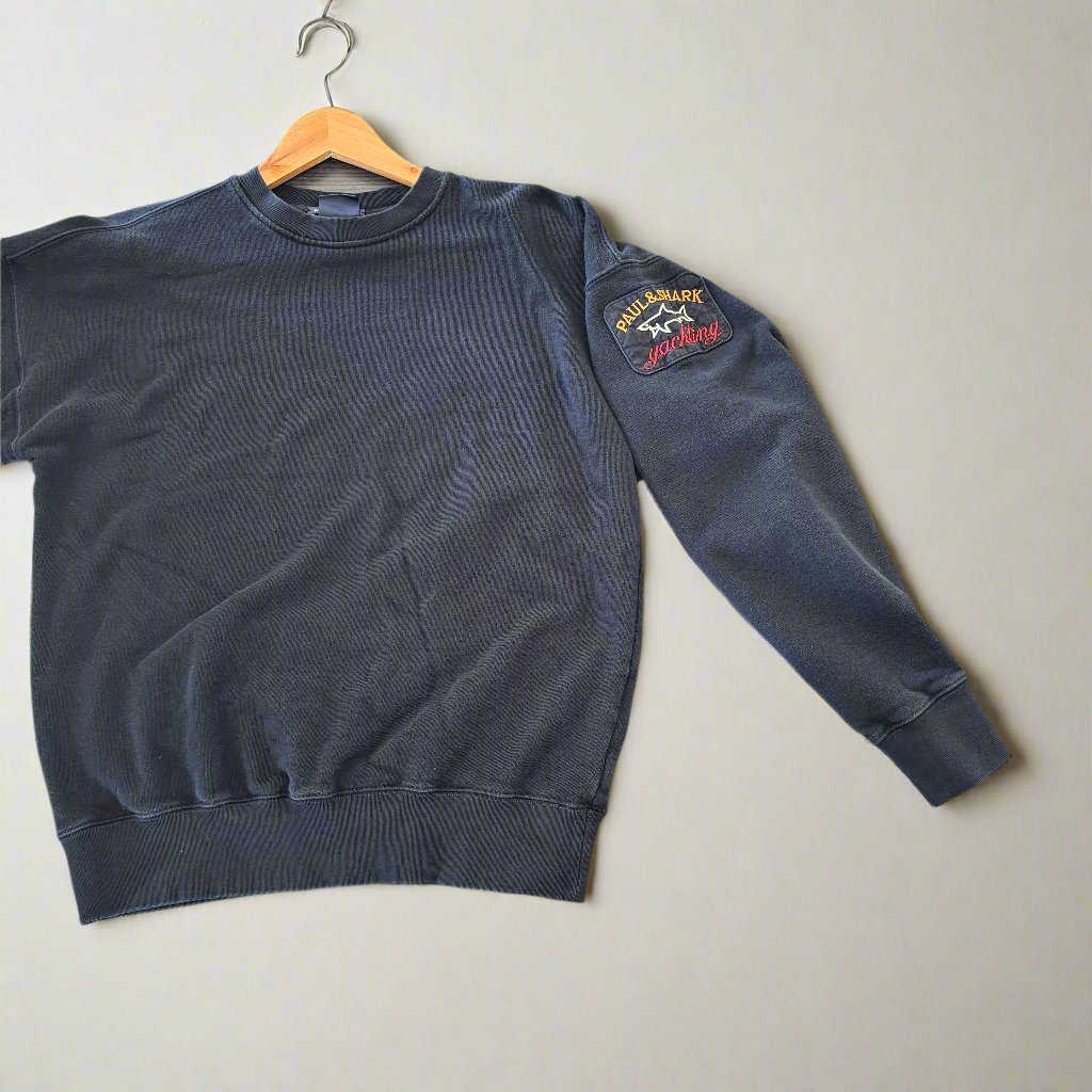 paul and shark jumper, navy, medium