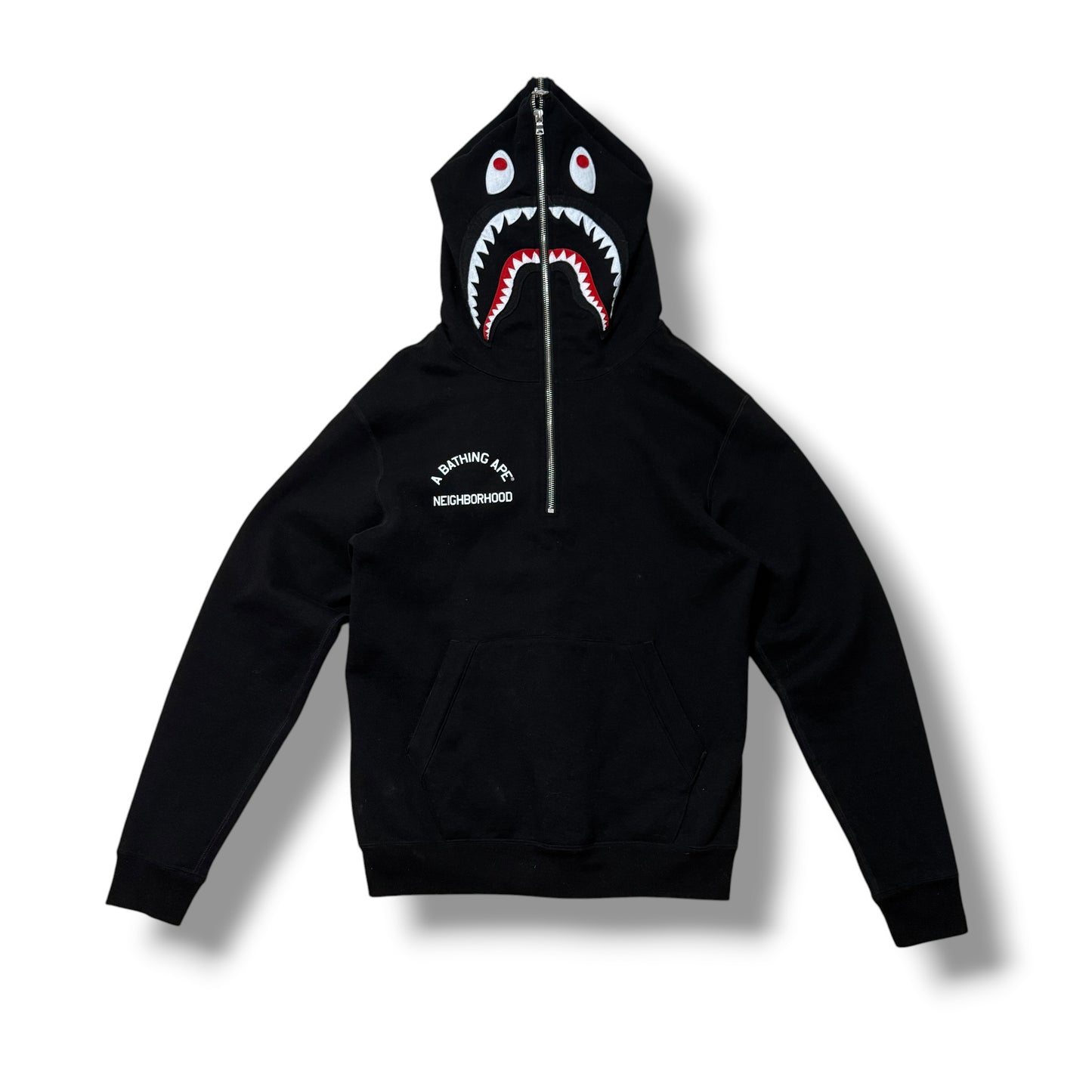 A Bathing Ape x Neighborhood Hoodie Black, small