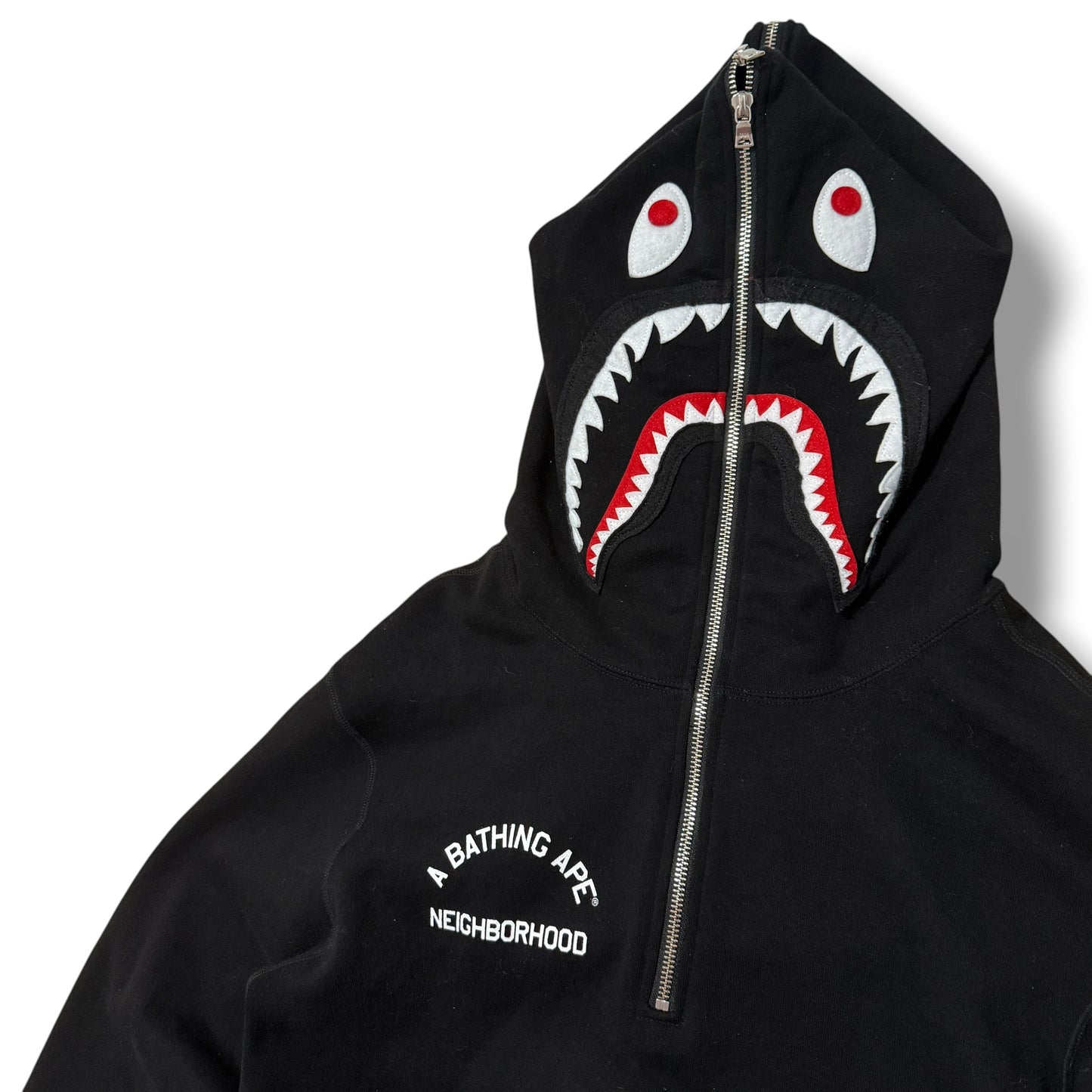 A Bathing Ape x Neighborhood Hoodie Black, small