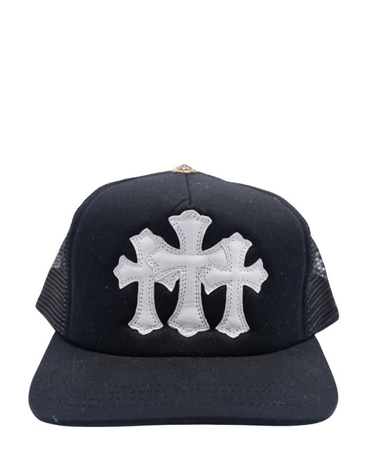 Chrome Hearts Cemetery Cross Patch Trucker Hat