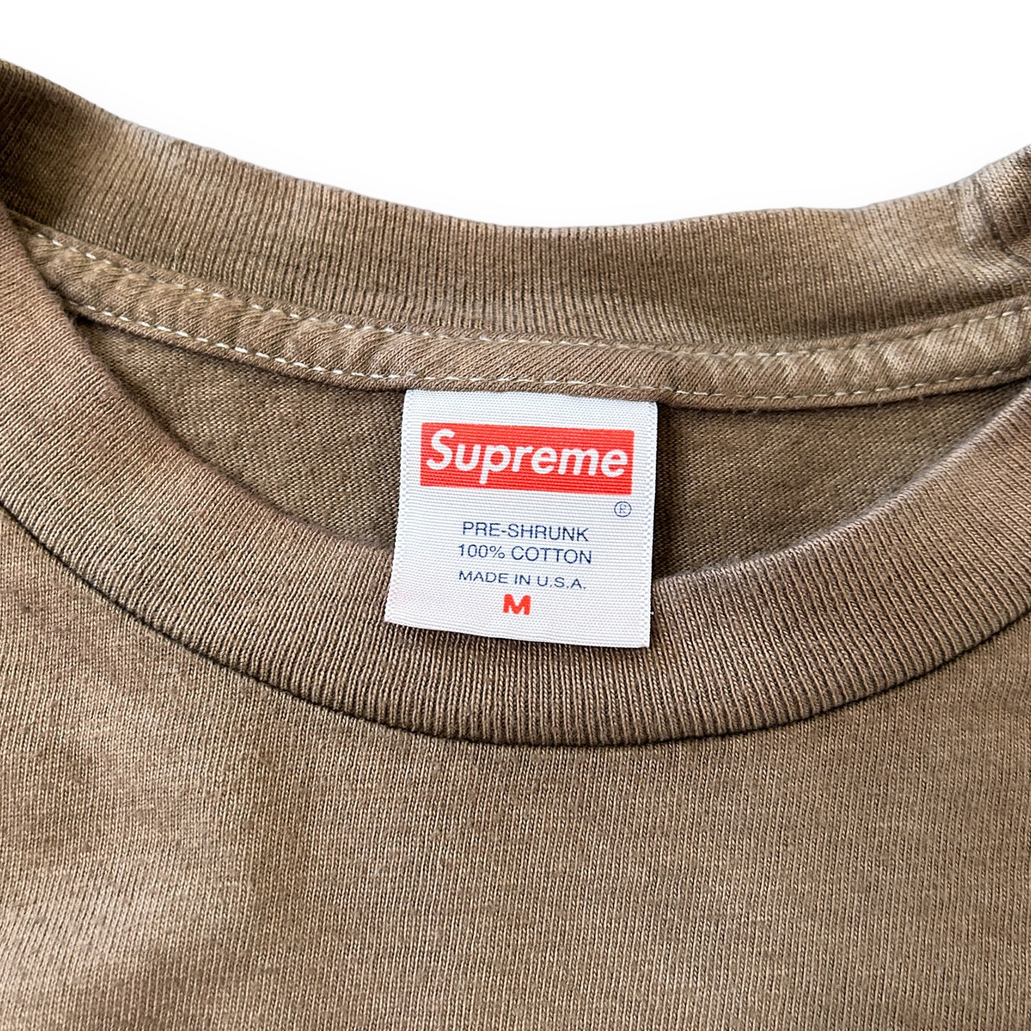 Supreme t-shirt, graffiti, medium, brown