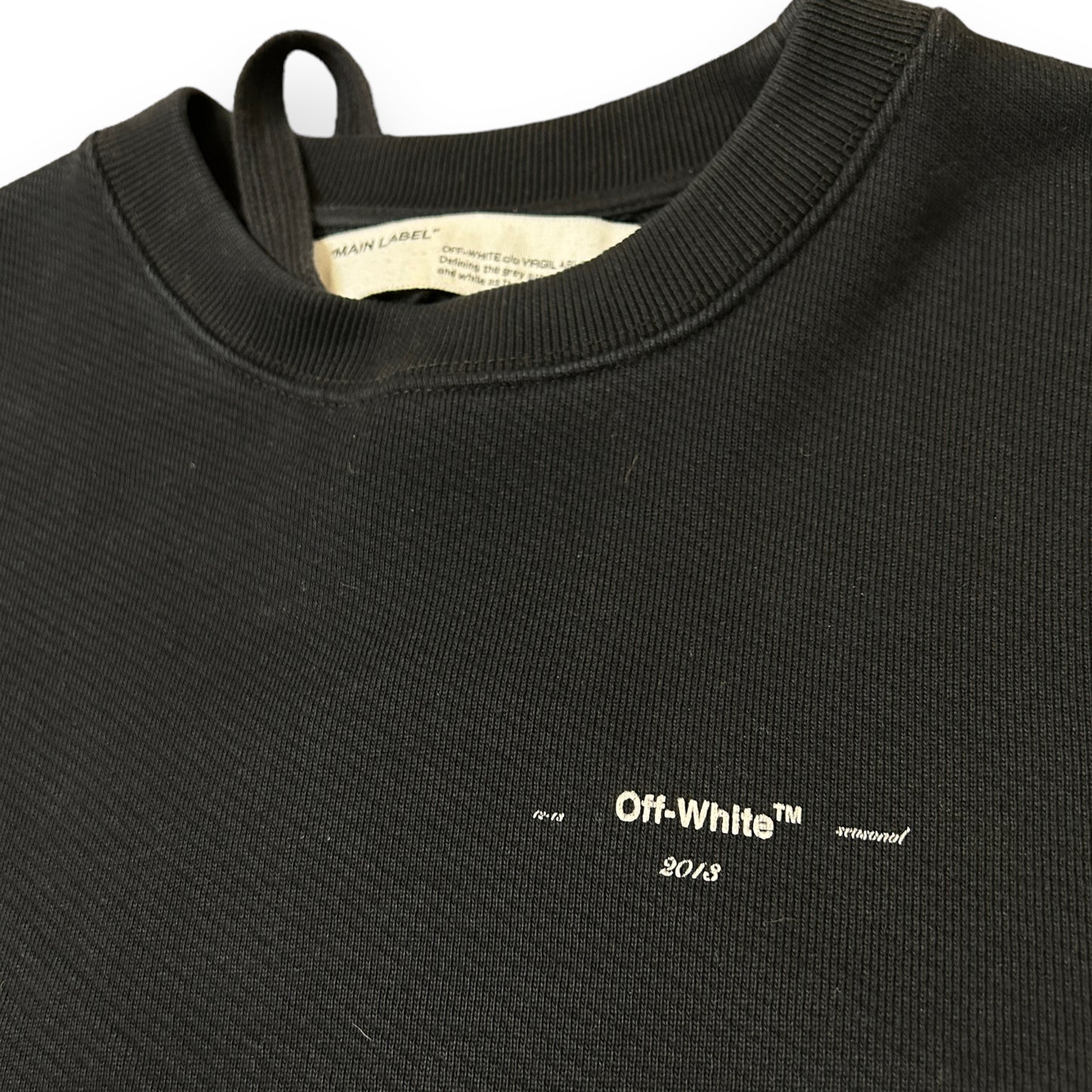 OffWhite jumper, black, small