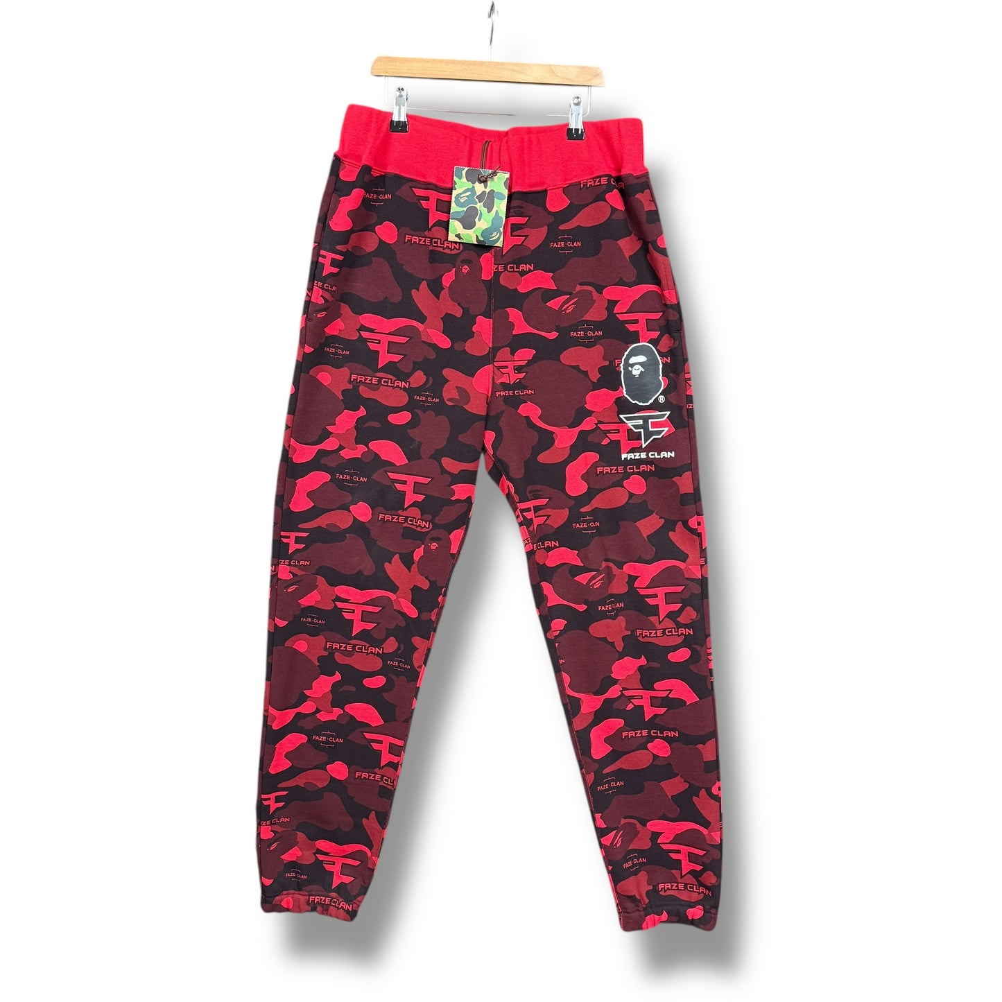 NEW A Bathing Ape x FAZE jogger, large