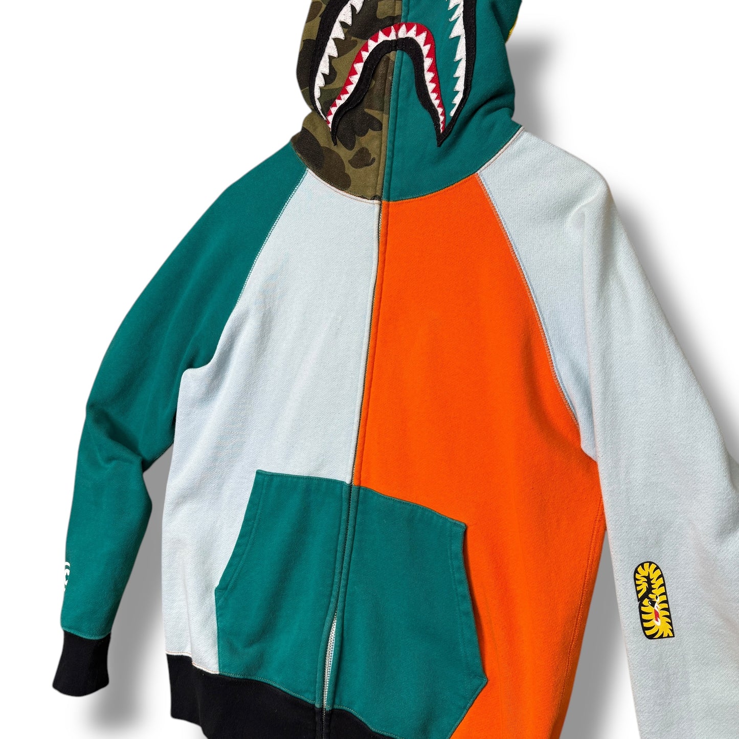 A Bathing Ape full zip jacket, Hood Design, Multi, Medium