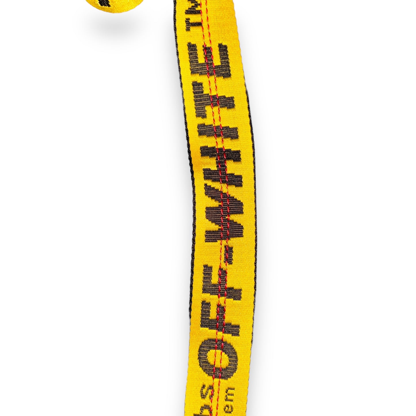 offwhite industrial belt, yellow