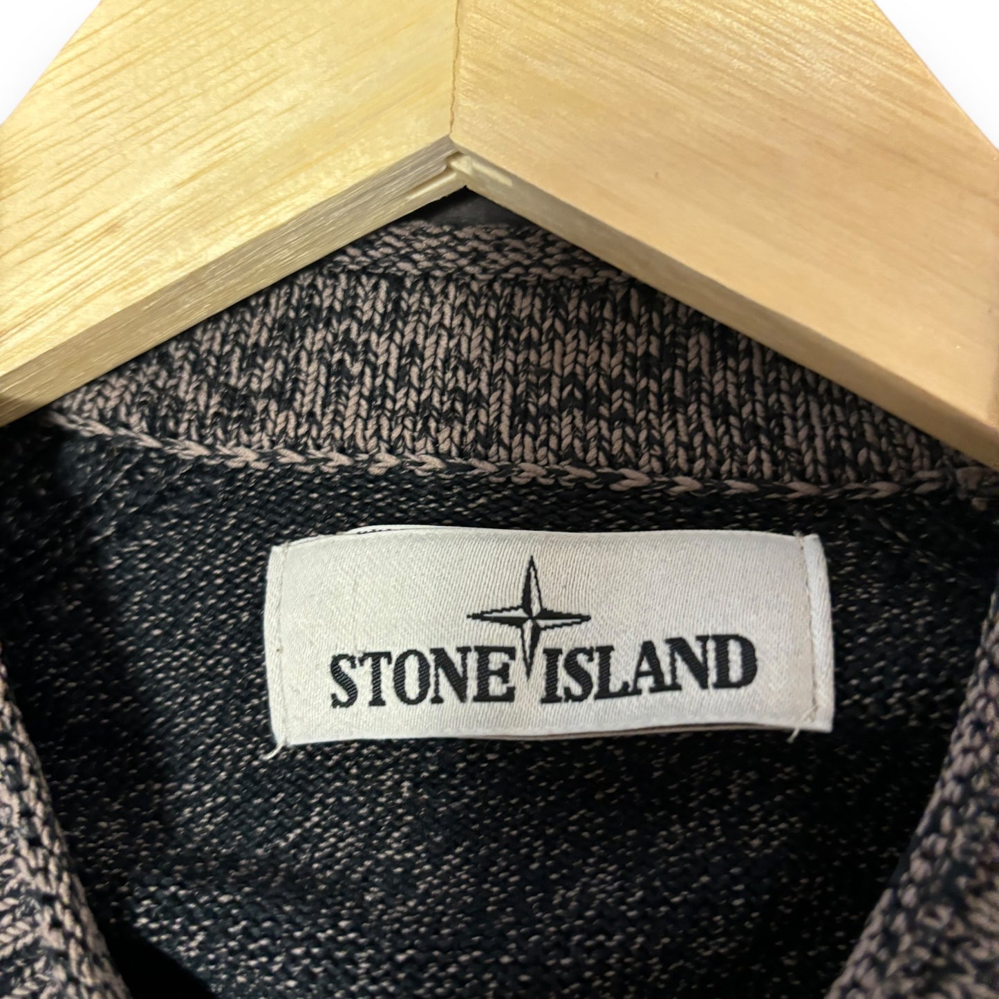 Stone island jumper knitted, black, small, slim fit