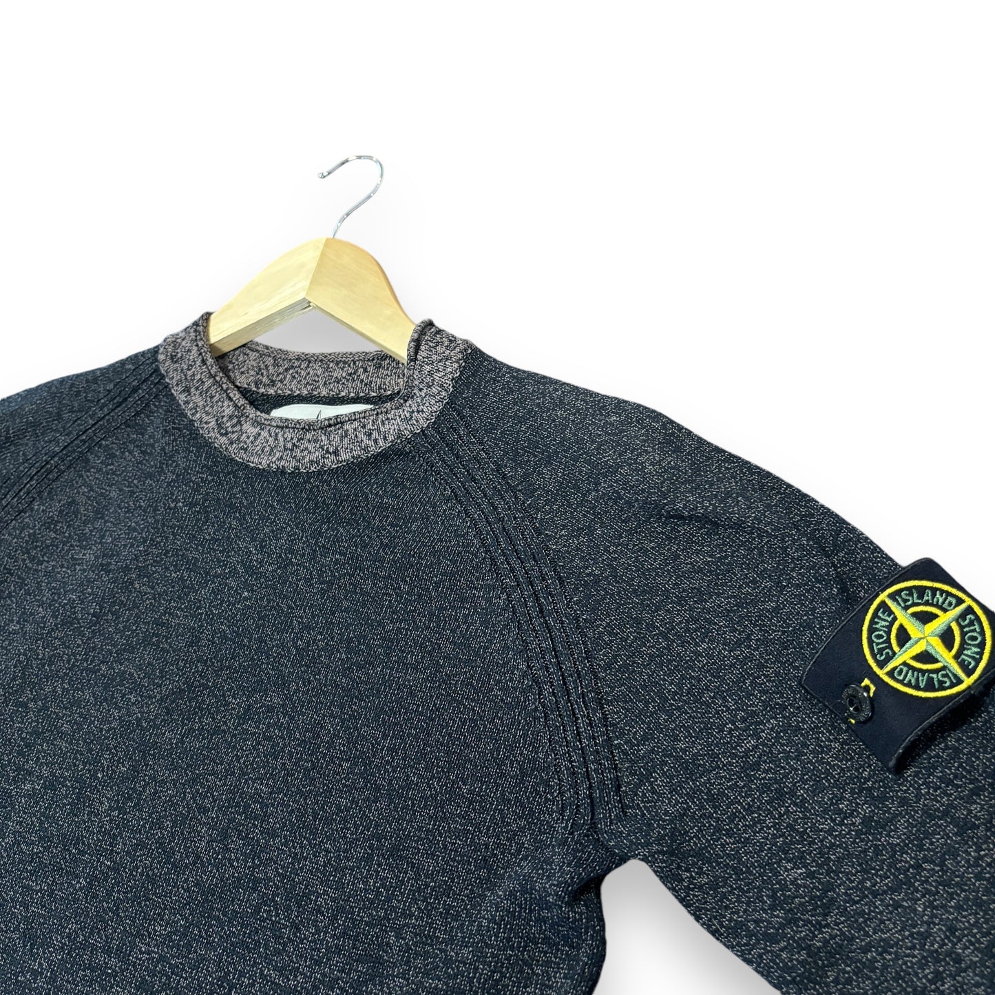 Stone island jumper knitted, black, small, slim fit