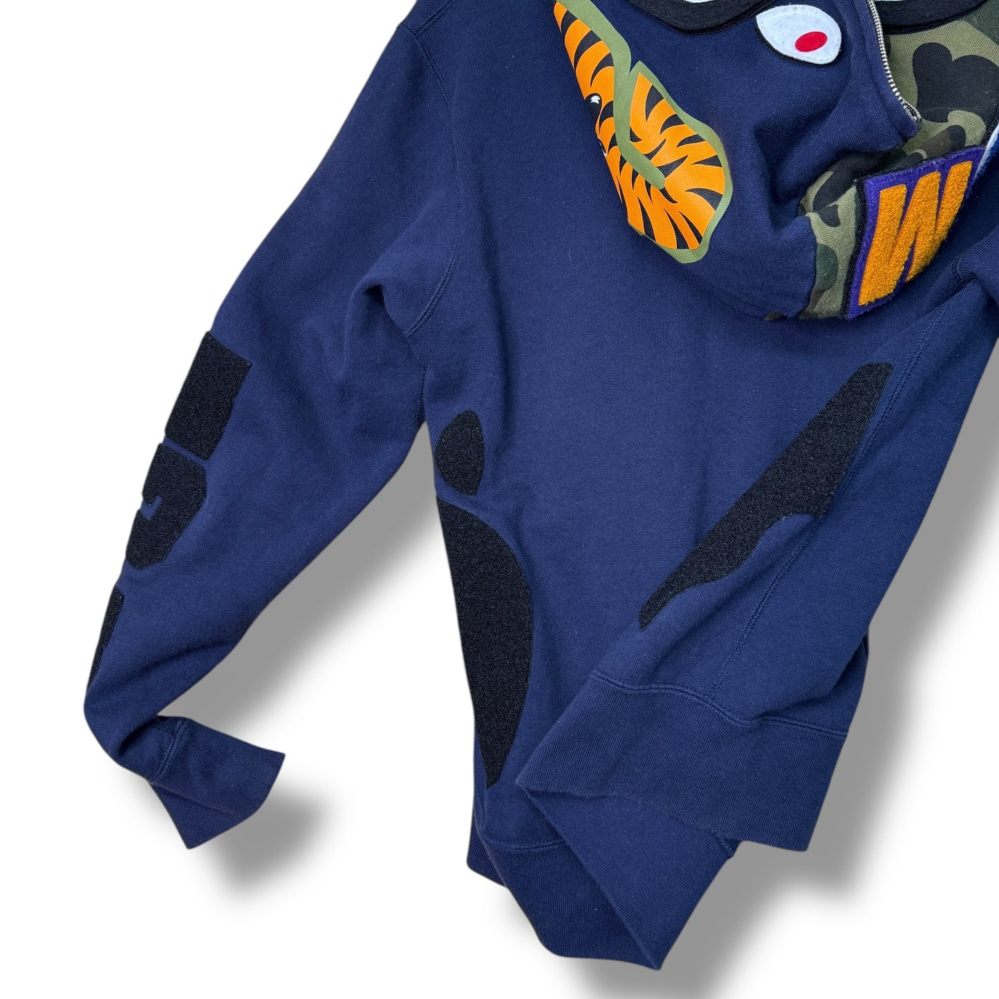 A Bathing Ape full zip jacket, Hood Design, Blue, Medium