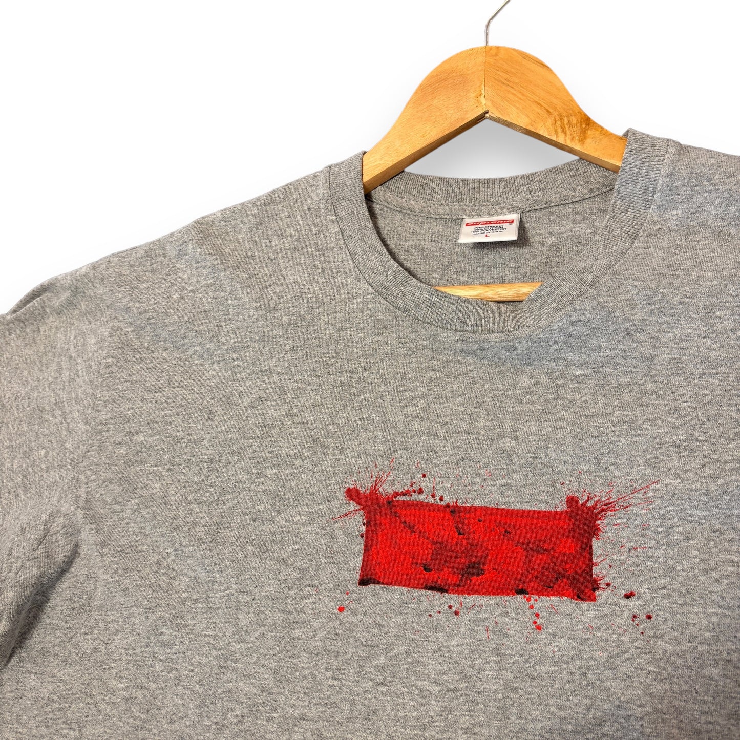 Supreme x Ralph Steadman Box Logo , grey, t-shirt