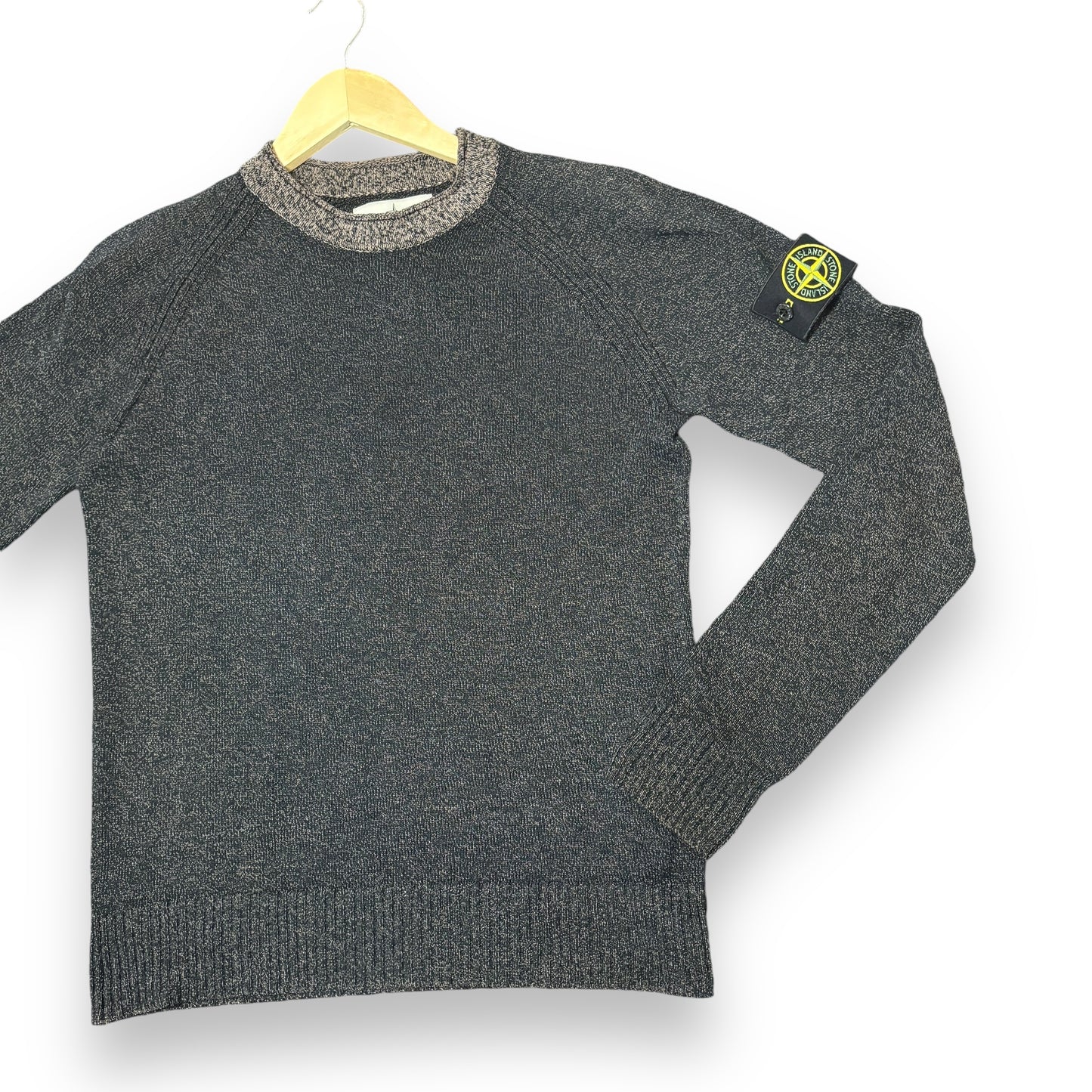 Stone island jumper knitted, black, small, slim fit