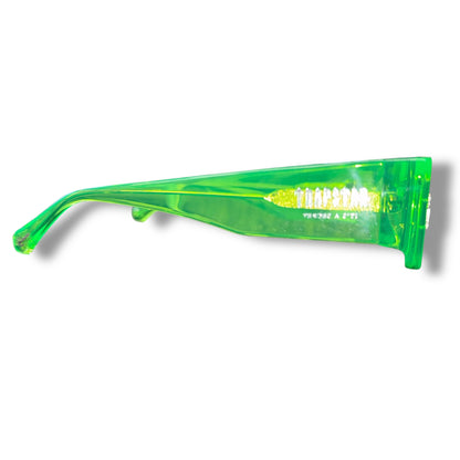 Trapstar Decoded Acetate Sunglasses, Green