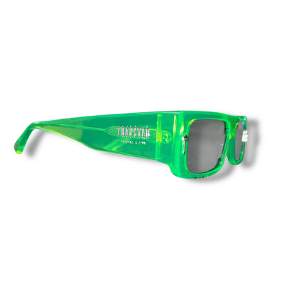 Trapstar Decoded Acetate Sunglasses, Green