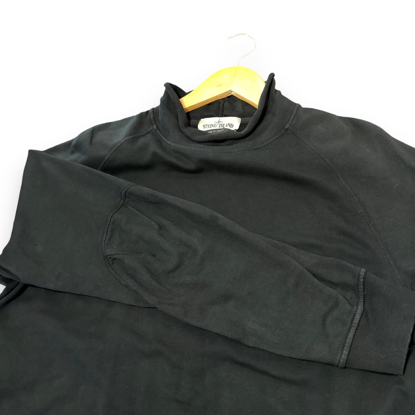 Stone island jumper, black, large, italian cut