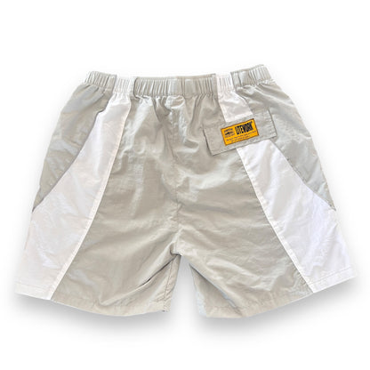 Corteiz shorts, grey & white, adjustable large