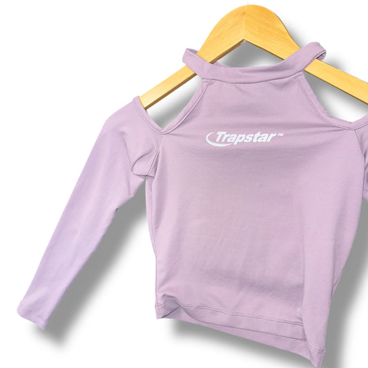 Trapstar Women's Purple Crop-top, extra small