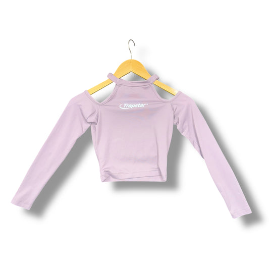 Trapstar Women's Purple Crop-top, extra small