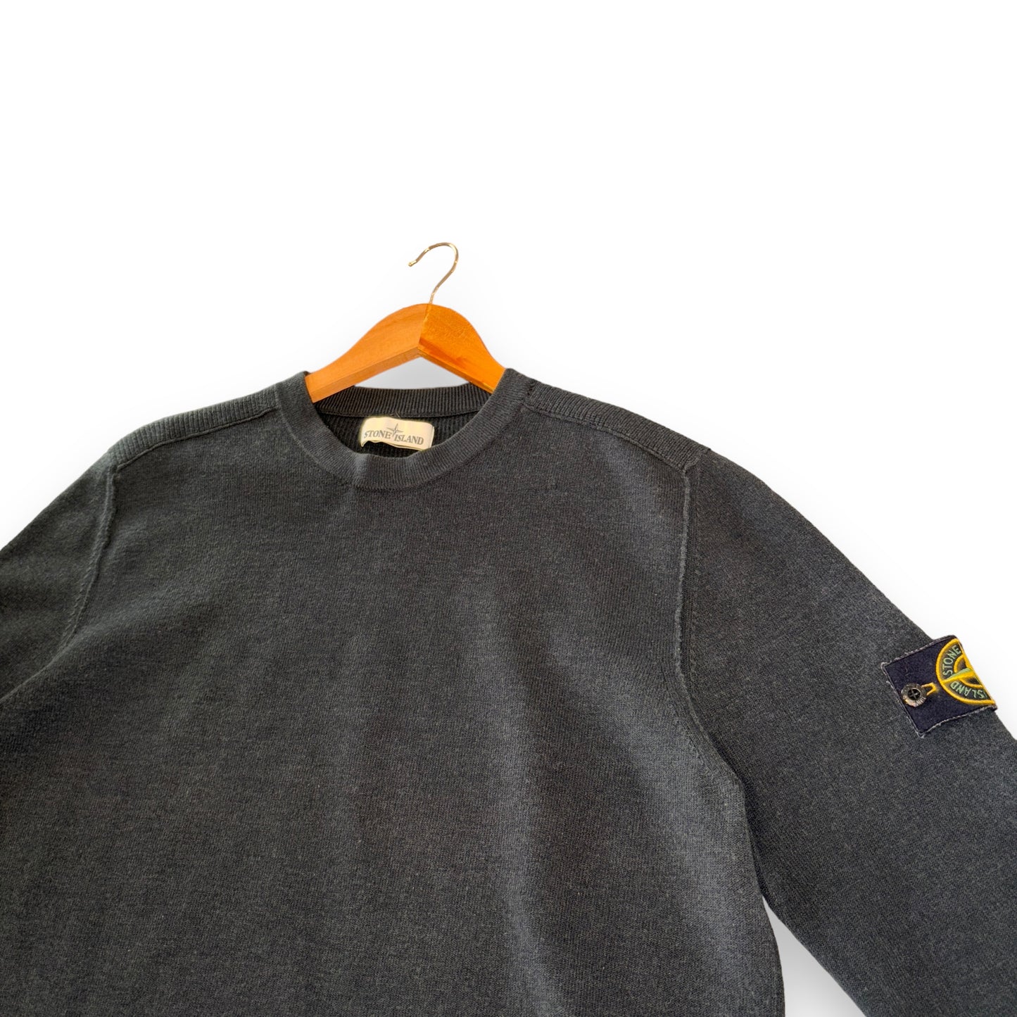 Stone island jumper, xl, green, thin knit