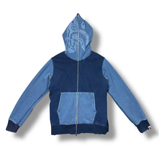 A Bathing Ape full zip jacket, denim Blue, Medium