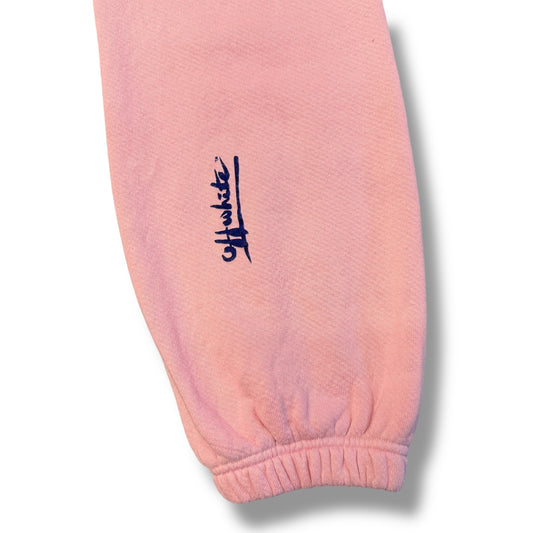 Off-white jogger, small relaxed, pink
