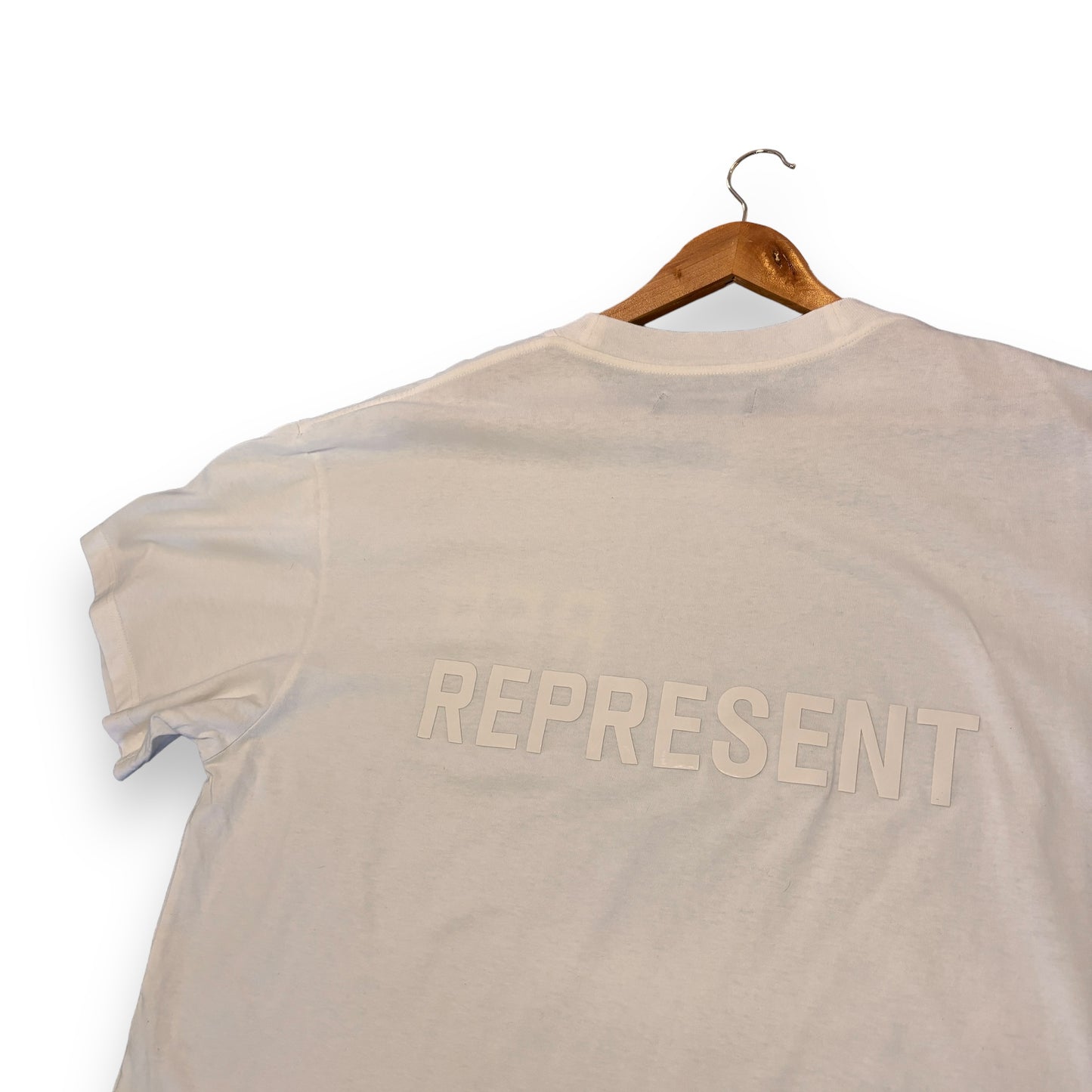 represent t-shirt, extra large, white, oversized