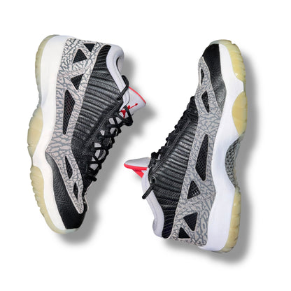 Nike Air Jordan 11 Retro Low, Black Cement, 8UK