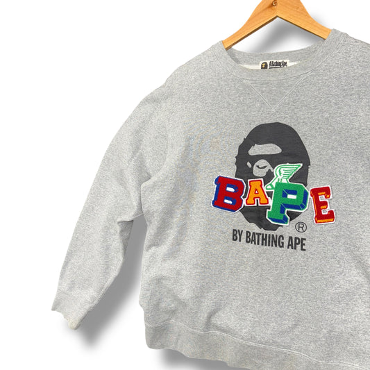 A Bathing Ape Jumper, Grey, XL