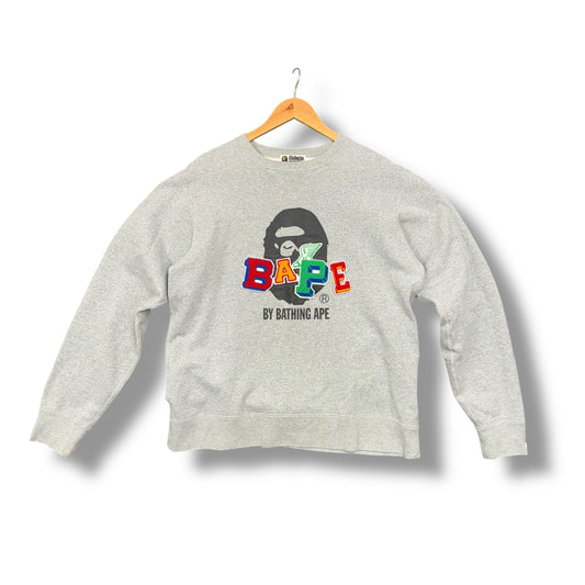 A Bathing Ape Jumper, Grey, XL