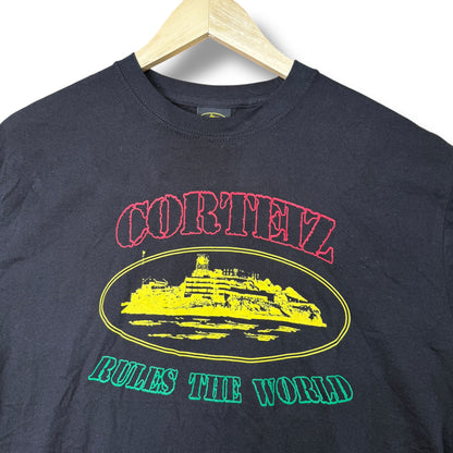 Corteiz t-shirt, Large, black