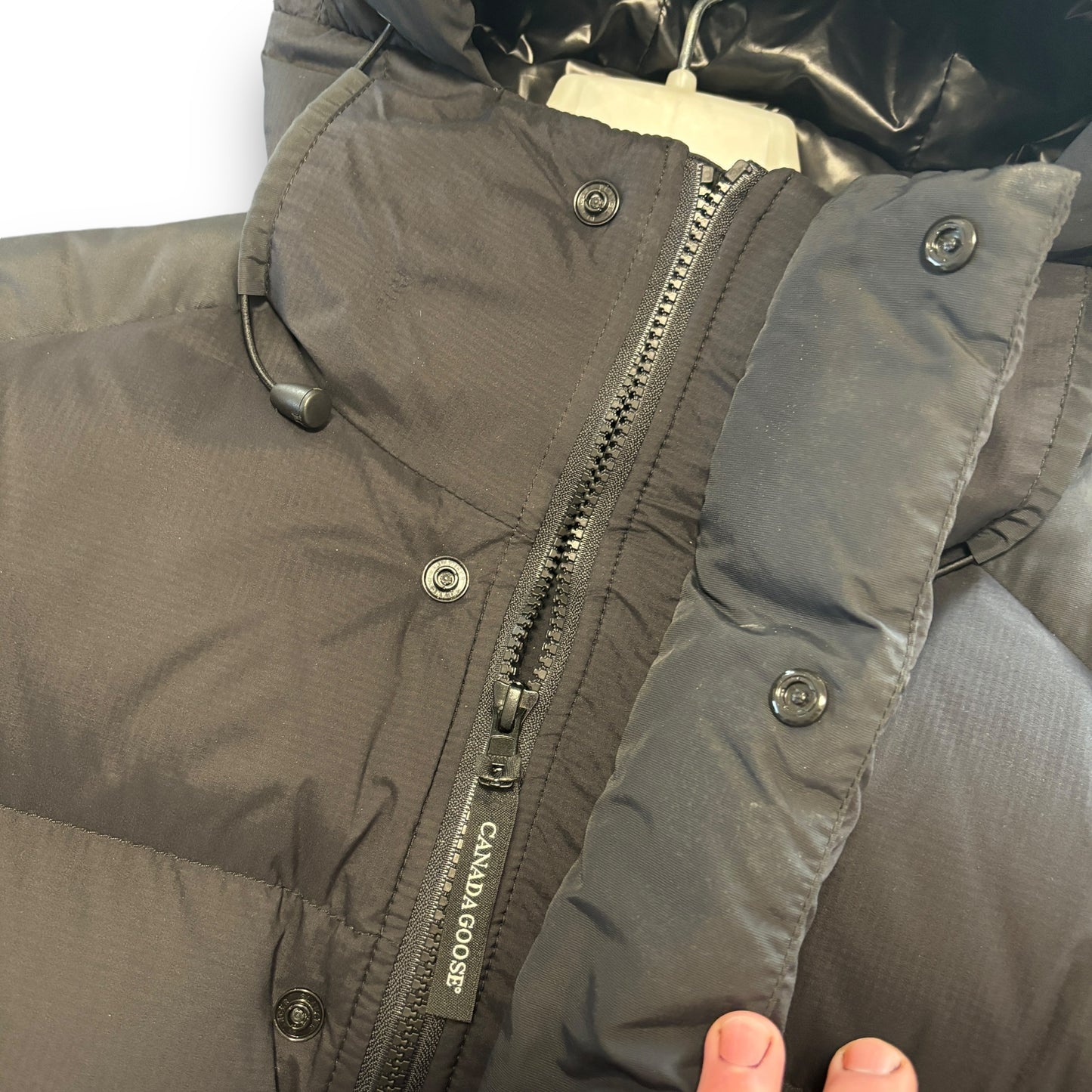 Canada goose puffer coat, toronto/ armstrong style, large, black